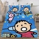 thumbnail image 3 of Minna No Tabo 3-Piece Bedding Set For Kids Boys Girls Adult Cartoon Warm Cute Fashion Holiday Present Gift Bed Sheets, 3 of 5