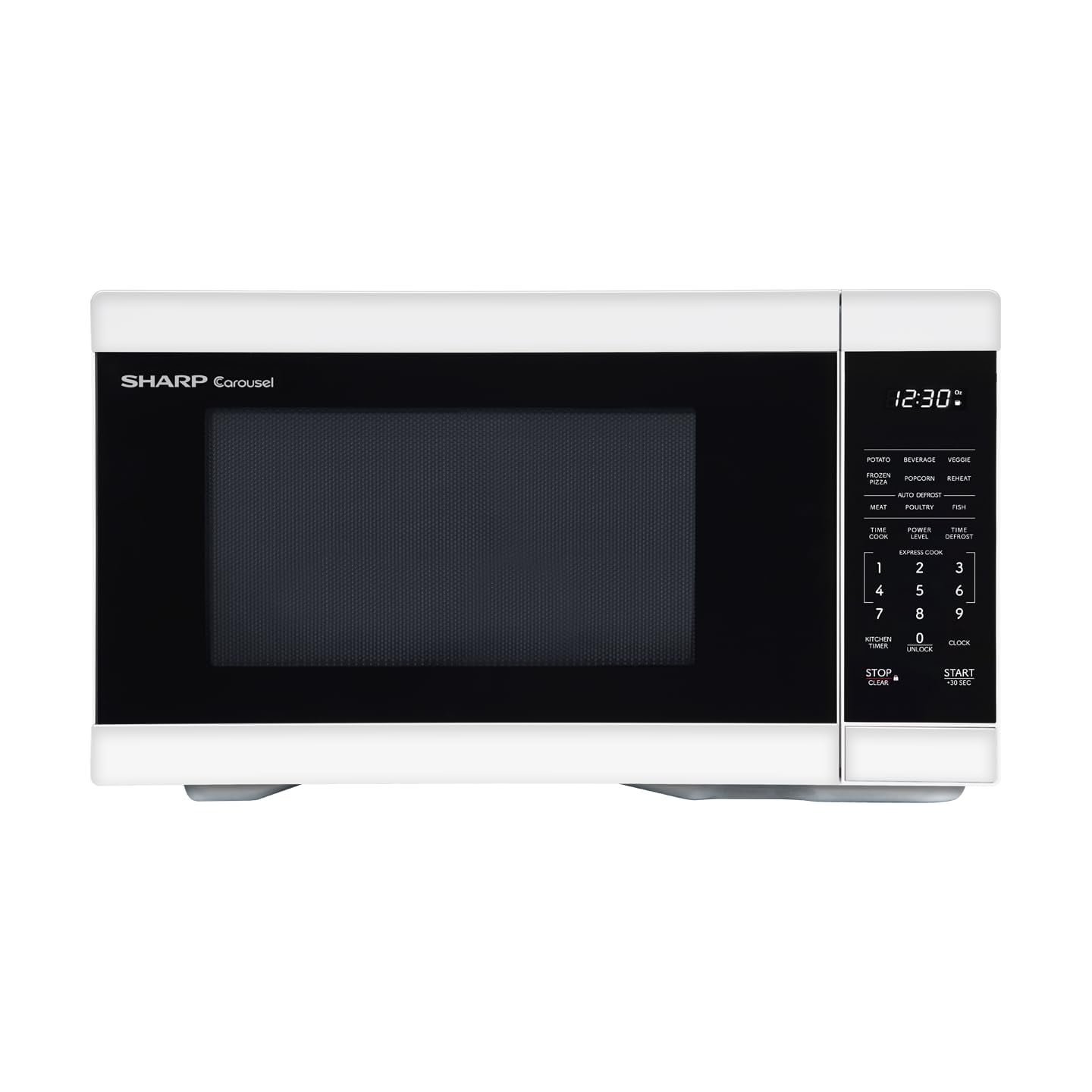 Horno Microondas Sharp Countertop 1.1 Pies Cúbicos 1000 W Blanco