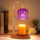 thumbnail image 1 of Calentador de Velas Eléctrico Pfxud con Flor Morada y Temporizador, 1 of 8