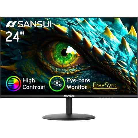 Sansui - Monitor 24 1080P Eye Care Freesync Hdmi Vesa