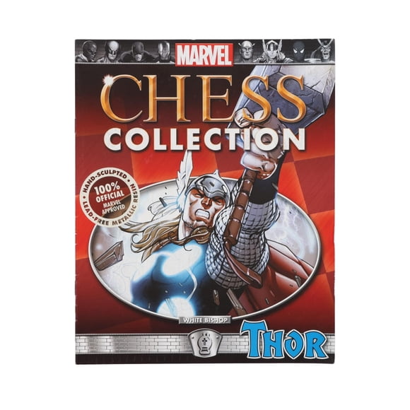 Revista Eaglemoss Marvel Chess Collection #8 Thor (Bishop)