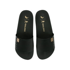 Sandalia Hombre Negro Slide R10 Rider