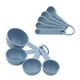 thumbnail image 1 of Juego de tazas y cucharas medidoras KitchenAid Universal de 9 piezas, color azul, 1 of 3