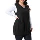 thumbnail image 4 of Agnes Orinda Conjuntos de Halloween para Mujeres Tallas Grandes Chaleco de Suéter Cuello en V Sin Mangas Casual Tejido de Punto Acanalado Túnica Tops con Bolsillos 4X Negro, 4 of 6