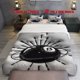 thumbnail image 1 of 3pcs 3D Billiards Theme Bedding Set Vibrant Black & White Design with Zipper Closure Includes 1 Duvet Cover + 2 Pillowcases, 1 of 5