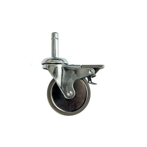 Rueda Pytón Con Freno Para Cama Rosen, Cic, Vástago 1.2 Cm