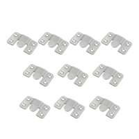 Bothyi - 10 Uds. Ganchos De Marco De Fotos Con Soporte De Montaje Empotrado Para Muebles Para Gabinete De Galería De Arte Grande