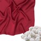 thumbnail image 4 of Funda de almohada de seda REGALWOVEN 19 Momme para cabello y piel, Queen Burgundy, 4 of 7