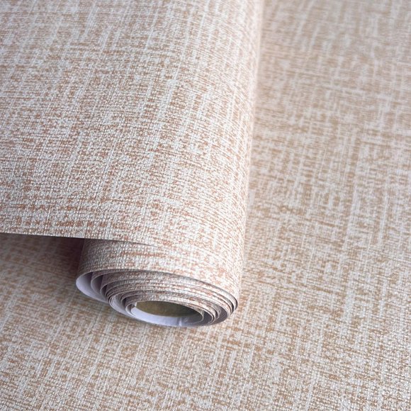 Papel pintado Yancorp, tela texturizada, caqui, tela sintética de hierba, 10 m