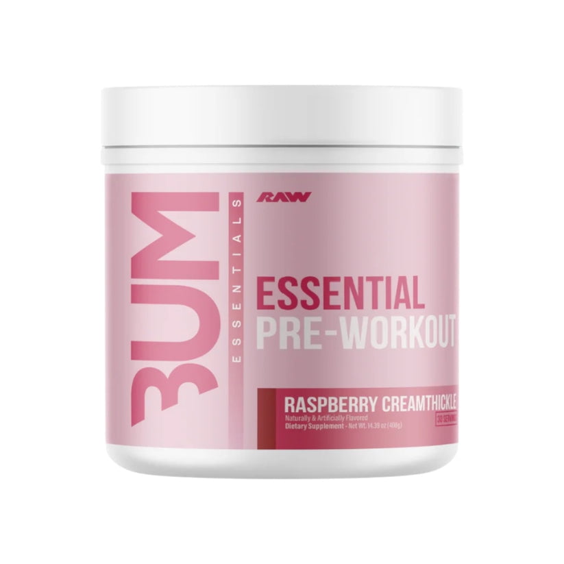 Raw - Pre Entreno Cbum Essential 30 Sv 411gr Raspberry Creamthickle