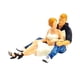 thumbnail image 1 of Figuras De Pareja Pintadas A Mano 1/64, Accesorios De Película En Miniatura, Adornos De Escena, Estilo Blanco B, 1 of 5