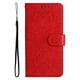 thumbnail image 4 of Funda tipo cartera FOXDOCK para Infinix Smart 10 4G , diseño girasol en relieve, cuero PU, cierre magnético, soporte y tarjetero, 4 of 5