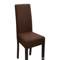 Genérico - Pack De 6 Fundas Para Silla Elasticadas Color Café