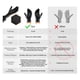 thumbnail image 5 of Guantes de protección ANBOSON de nitrilo 10 mil con textura diamante, talla XL, 5 of 6