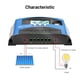 thumbnail image 4 of Controlador de Carga Solar iSunergy MPPT 60A 12V/24V Doble USB, 4 of 7