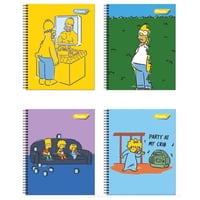 Los Simpsons - Cuaderno Universitario Clásico Simpsons 7Mm 100H Torre