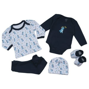 Pumucki - Ajuar Ropa Interior Azul Talla 0-6M