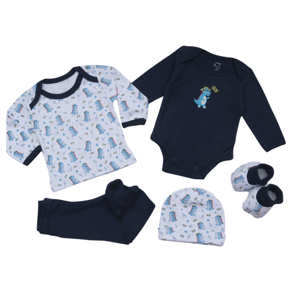 Pumucki - Ajuar Ropa Interior Azul Talla 0-6m