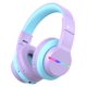 thumbnail image 1 of Auriculares Bluetooth iClever BTH12 para niños con luces LED morados, 1 of 7