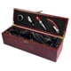 thumbnail image 3 of Caja De Madera Barnizada Con 4 Accesorios Metálicos De Vino, 3 of 3
