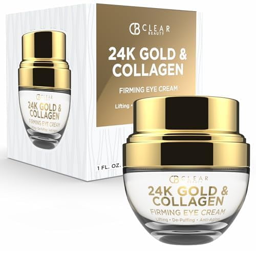 Crema para Ojos Clear Beauty 30 ml Oro 24K y Colágeno