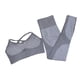 thumbnail image 4 of Conjuntos De Yoga Para Mujer Conjunto De 2 Piezas Leggings De Entrenamiento Sujetador Deportivo S Gris, 4 of 5
