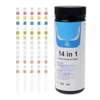 Magideal - Tiras Reactivas Para Piscina De 50 Piezas, Tiras Reactivas Para Ph Para Beber Agua Industrial En El Hogar