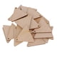 thumbnail image 4 of forma triangular piezas de madera sin terminar con agujero para manualidades 25 piezas 50mm, 4 of 5