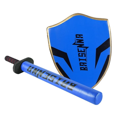 Ioensy - Almohadilla De Golpeo Y Patada Para Niños Con Objetivo De Patada De Taekwondo Para Artes De Patada, Escudo De Espada Azul Para Muay Thai