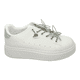 thumbnail image 1 of ZAPATILLAS URBANAS WEIDE BLANCO/PLATEADO MUJER | ZW33 - Talla 40, 1 of 6