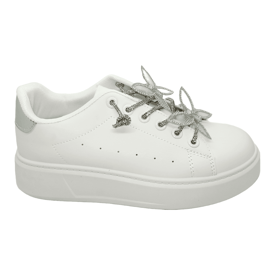 Zapatillas Urbanas Weide Blanco/plateado Mujer | Zw33 - Talla 40