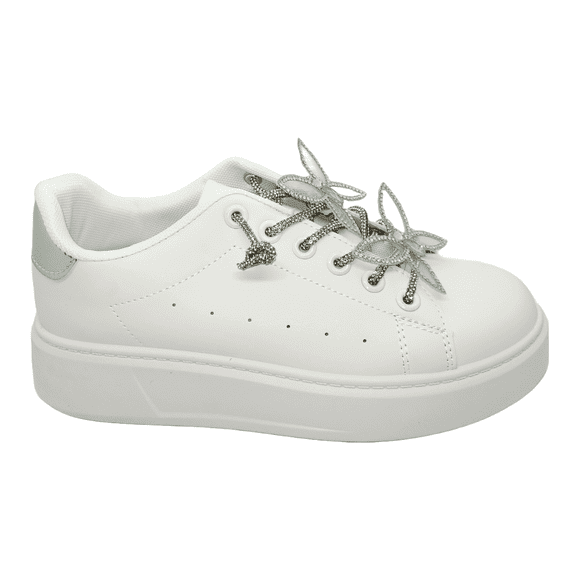 ZAPATILLAS URBANAS WEIDE BLANCO/PLATEADO MUJER | ZW33 - Talla 40