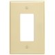 thumbnail image 1 of Placa de Pared Leviton 86601 1-Gang Sobredimensionada Termoestable Marfil, 1 of 1