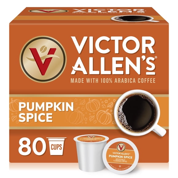Cápsulas de café Victor Allen's Coffee Pumpkin Spice tueste medio 80 unidades