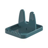 Bothyi - Soporte Para Cucharas, Soporte Para Utensilios, Estantes De Tapa Plegables Múltiples Para Palillos De Tapa De Olla, Azul