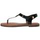 thumbnail image 4 of Sandalia Tommy Hilfiger Bennia Negra con Hebilla Patentada Talla 10 M, 4 of 6