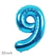thumbnail image 2 of Set de globos Chaungfu de 11 piezas en azul para fiesta de 9.º cumpleaños, 2 of 5