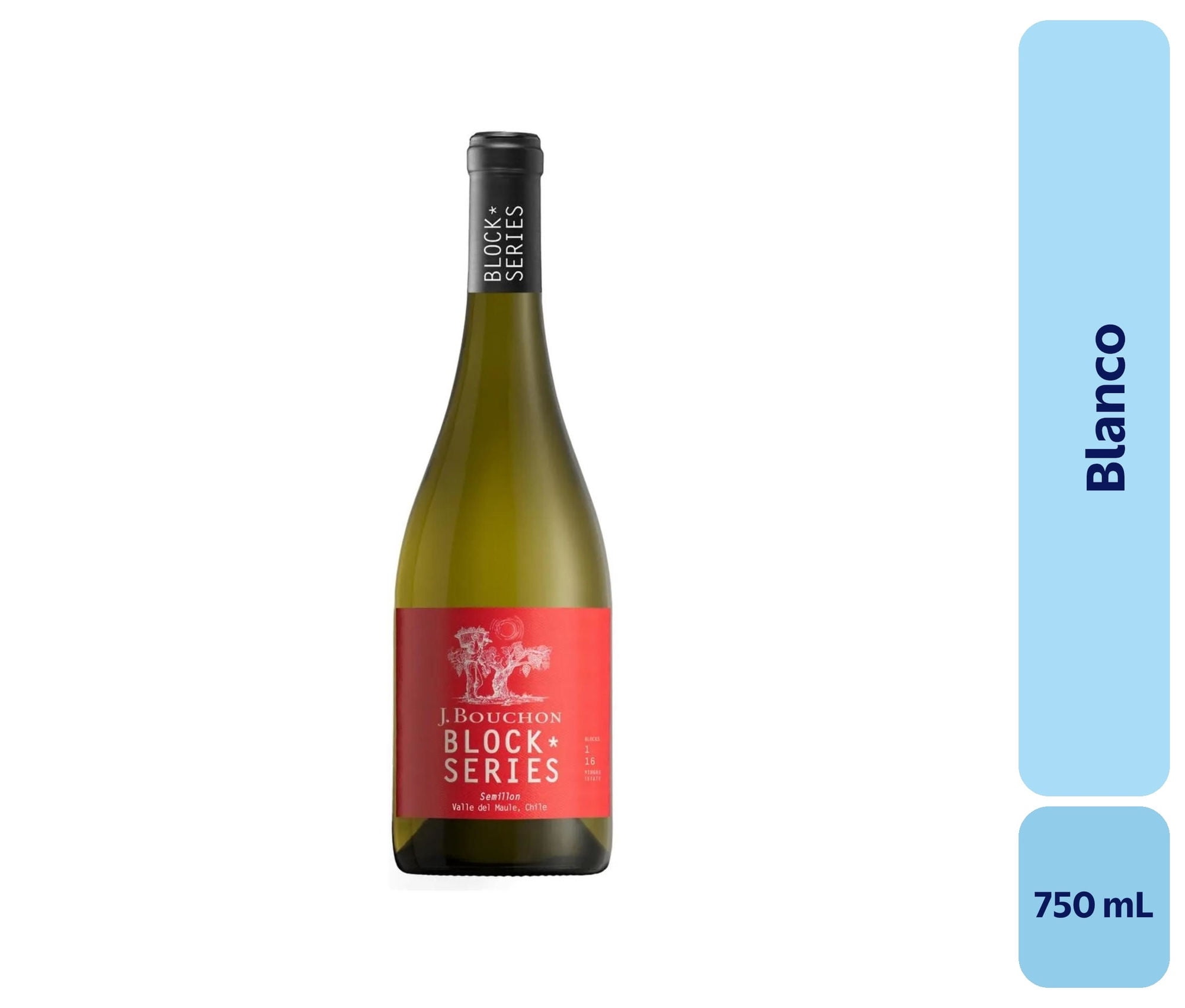 Vino Blanco Botella 750 mL J.bouchon