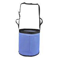 Ioensy - Bolsa De Alimentación Para Caballos Bolsa De Malla De Pvc Ajustable Bolsa De Alimentación De Grano De Alimentación Lenta Azul