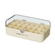 thumbnail image 4 of Vitrina Multiusos Para Pendientes, Porta Collares, Doble Capa Para Anillos, Color Beige, 4 of 5