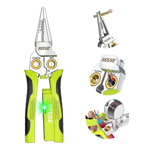 Pelacables Seese 8 en 1 con Probador de Voltaje y Alarma
