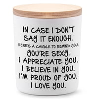 Bfjlife - Velas De Regalo Para Ella Divertidas Y Originales Para San Valentín, Aniversario, Navidad Y Cumpleaños Para Novia O Esposa, Vela De Soja Aromática De Lavanda