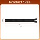 thumbnail image 2 of Uxcell 2Pcs Cremalleras de Costura para Chaquetas de 13 pulgadas Cremallera de Resina para Reemplazo de Abrigos para Manualidades, Bolsas, Ropa de Hogar, Textiles, Ropa, Negro, 2 of 7