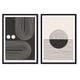 thumbnail image 1 of Set de Cuadros Dúo Minimal con Marco Negro 50x40 CM, 1 of 1