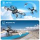 thumbnail image 5 of Drone Velcase 1080P HD FPV plegable con control de voz y funda, 5 of 7