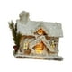 thumbnail image 2 of Estatua De Casa De Nieve Navideña Con Luz Decorativa Navideña Para Estante Interior Del Hogar Estilo A, 2 of 3