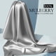 thumbnail image 4 of Funda De Almohada De Seda De Morera 100% 22 Momme Gris Plateado, 4 of 9
