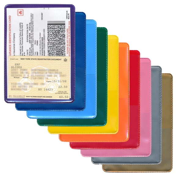 Portatarjetas de identificación STORE SMART 10 × 13 cm Pack de 50 unidades surtido