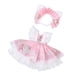 thumbnail image 5 of Ropa De Mu?eca Vestido Disfraces Conjuntos Colecciones Moda Para Mu?eca Bebé De 30 Cm Rosa, 5 of 5
