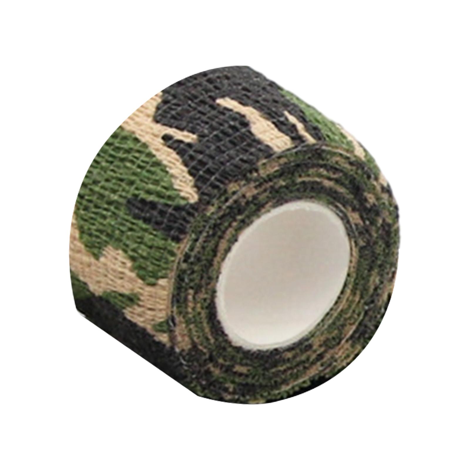 Magideal - Vendaje Elástico Cohesivo De Tela No Tejida, Banda Portátil, Vendaje Autoadhesivo Verde Color Negro